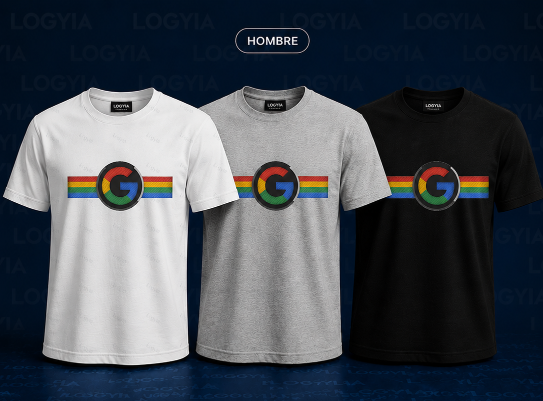 Camiseta Google bandera