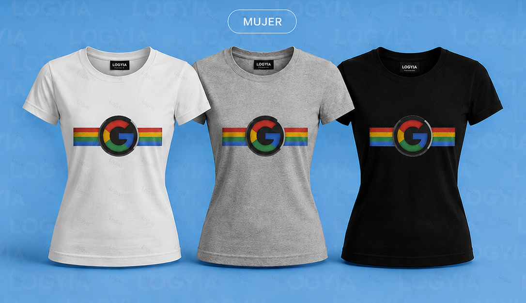 Camiseta Google bandera